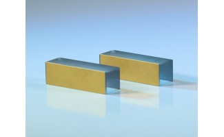 BBO, Z-Cut, 3x3x20 мм, антибликовое покрытие и электродирование Cr+Au для применения с ЭО.